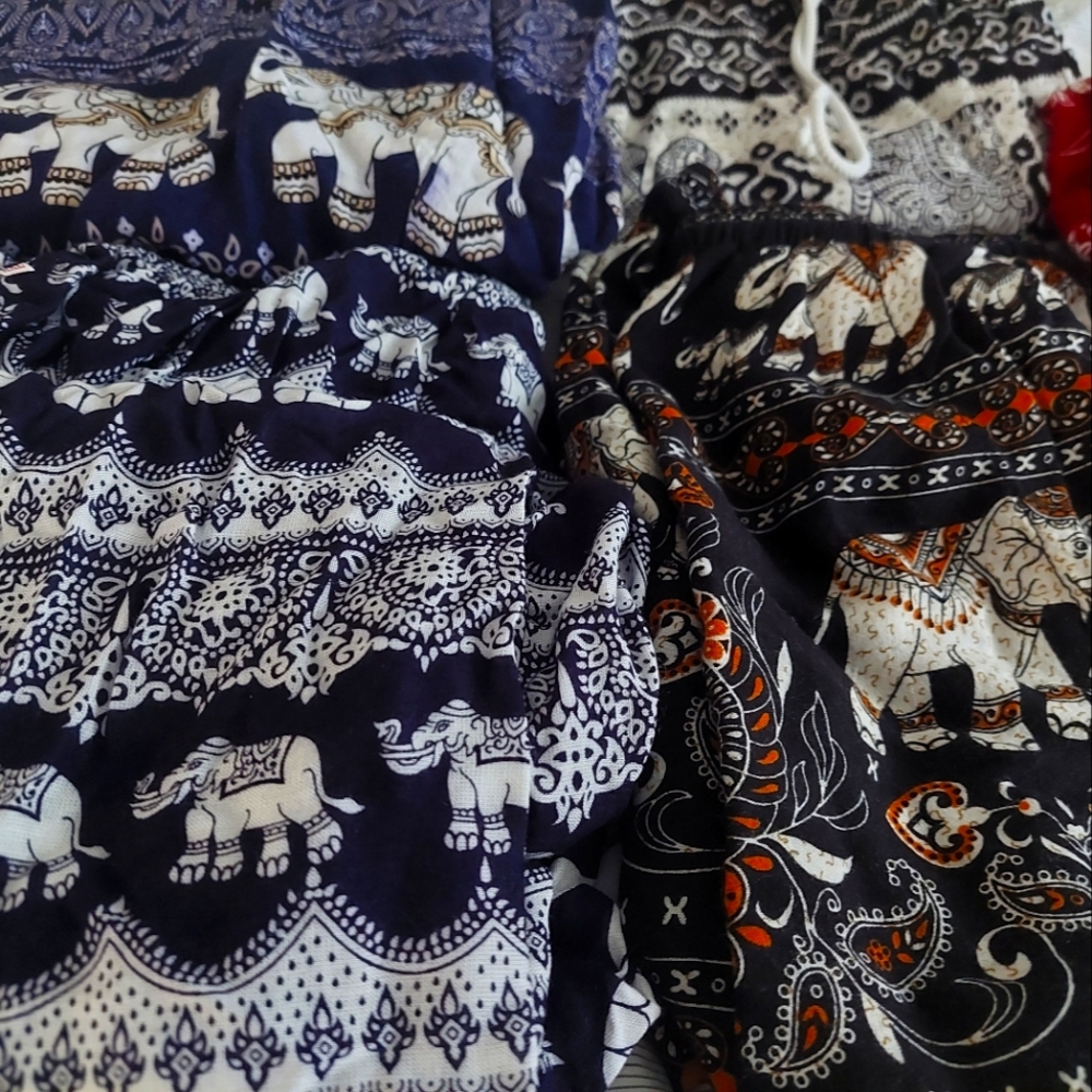 Thai elephant fresh wind breaker pants